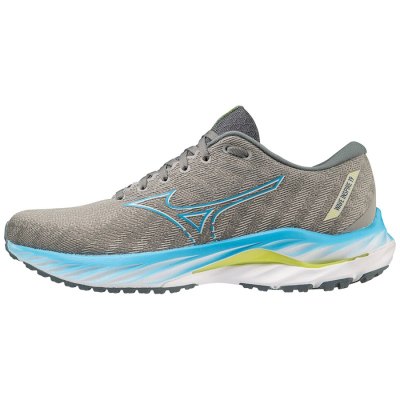 Zapatillas Para Correr Mizuno WAVE Inspire 19 Hombre Grises / Azules / Amarillos - Chile M754QPBUXG